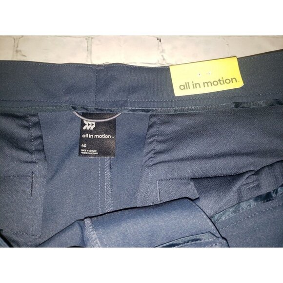 NWT All in Motion Men's Blue Cargo Golf Shorts 40 Quick Dry Active - Picture 3 of 7